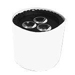 White flex cover